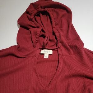 Style & Co. Women's Maroon red top